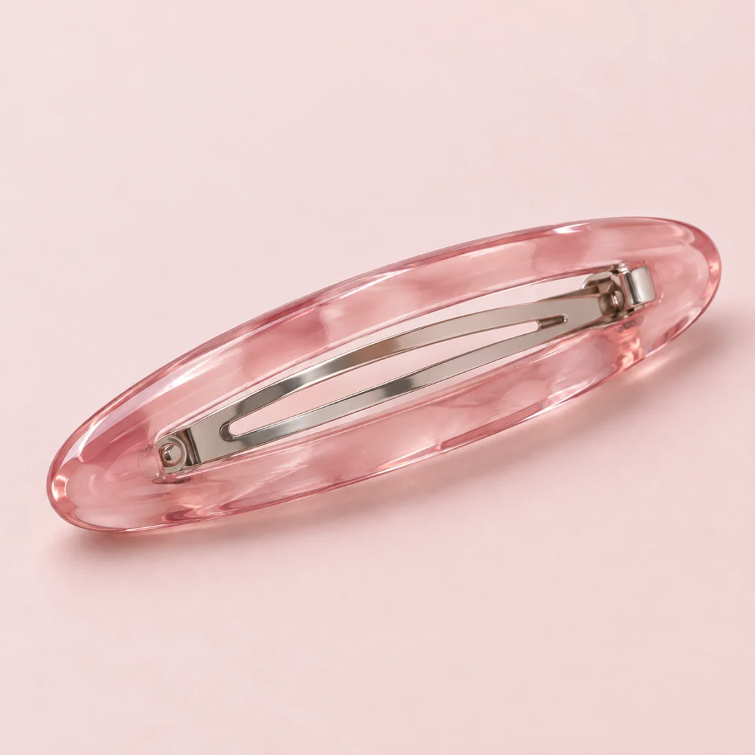 Slim oval barrette